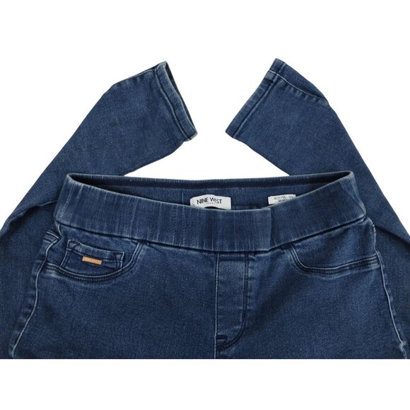 Nine West Womens Size 6 Heidi Pull-On Skinny Jeans Jeggings - Picture 7 of 10